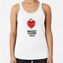In a Relationship With Bradley Cooper Racerback Tank Top
