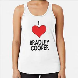 I Love Bradley Cooper Racer Top