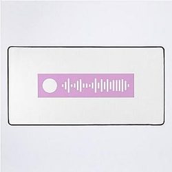 Shallow Lady Gaga Bradley Cooper Desk Mat