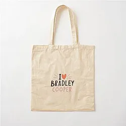 I Love Bradley Cooper Cotton Tote Bag
