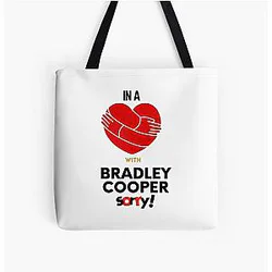 In a Relationship with Bradley Cooper Overprint Tote Bag