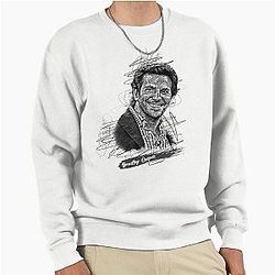 Bradley Cooper Abstract Sketch Art. Bradley Cooper Fan Art Pullover Sweatshirt