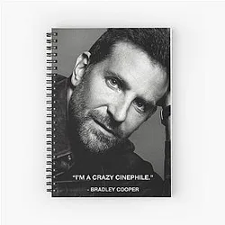 Bradley Cooper is a cinephile Spiral Notebook