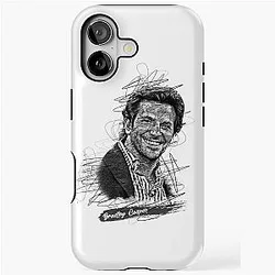 Bradley Cooper Sketch Art. Bradley Cooper Fan Art iPhone Tough Case