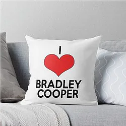 I Love Bradley Cooper Pillow