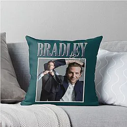 Bradley Cooper Throw Pillow