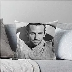 Bradley Cooper Throw Pillow