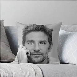 Bradley Cooper Throw Pillow