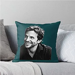Bradley Cooper Throw Pillow