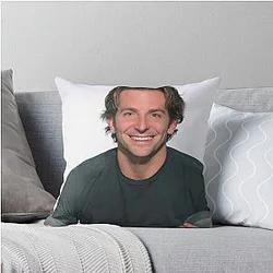 Bradley Cooper Throw Pillow