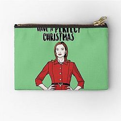 Have a Perfect Christmas Bree Van Kamp Zipper Pouch