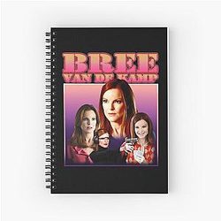 Men Women Bree Van Kamp Homage Funny Men Fan Spiral Notebook