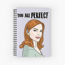 You Are Perfect Bree Van Kamp Spiral Notebook