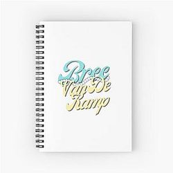 Bree Van De Kamp Pearl Typography Desperate Housewives Spiral Notebook