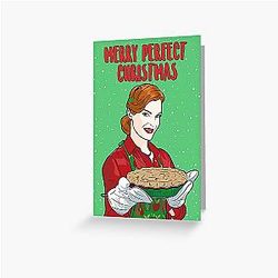 Merry Christmas Bree Van De Kamp Desperate Housewives Greeting Card