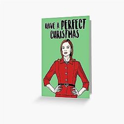 Have a Perfect Christmas Bree Van de Kamp Greeting Card