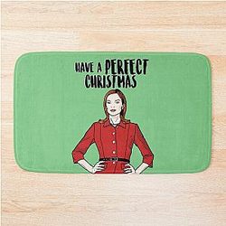 Have a Perfect Christmas Bree Van Kamp Bath Mat