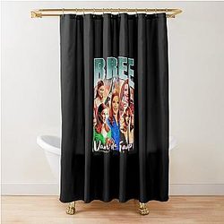 The Beauty Bree Van De Kamp Vintage 90s Shower Curtain