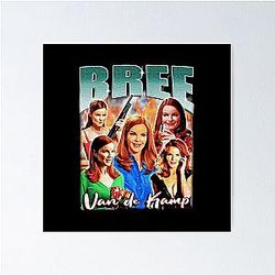 The Beauty Bree Van de Kamp Vintage 90s Bootleg Style Poster