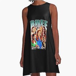 The Beauty Bree Van De Kamp Vintage 90S Bootleg Style A-Line Dress