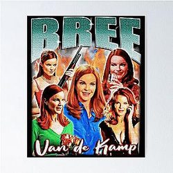 The Beauty Bree Van Kamp 90S Vintage Bootleg Style Poster