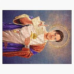 Saint Brendan of Fraser Brendan Fraser Original Religious Painting Jigsaw Puzzle