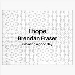 Brendan Fraser is having a good day