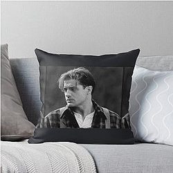 Brendan Fraser Fan Throw Pillow