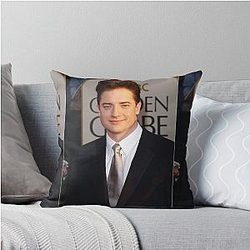 Brendan Fraser Business Throw Pillow