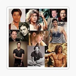 Brendan Fraser Love Sticker