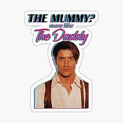 Brendan Fraser - The Mummy Sticker