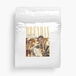 Brendan Fraser Retro Fan Art - Adventure Hero Rick O'Connell Duvet Cover