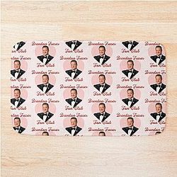 Brendan Fraser Fan Club Wholesome Icon Appreciation Design Bath Mat