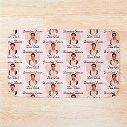 Brendan Fraser Fan Club Wholesome Appreciation Design Bath Mat