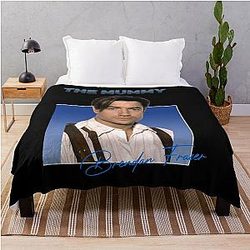 Brendan Fraser The Mummy Gift Throw Blanket