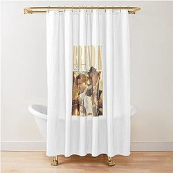 Brendan Fraser Retro Fan Art - Adventure Hero Design Shower Curtain