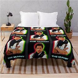 Brendan Fraser Mummy Throw Blanket
