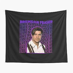 Brendan Fraser Fan Art Gift Tapestry