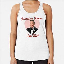 Brendan Fraser Fan Club Wholesome Icon Appreciation Racerback Tank Top