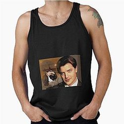 Brendan Fraser Looking Beautiful Tank Top