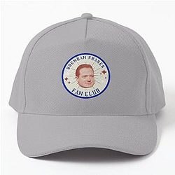 Brendan Fraser Fan Club Baseball Cap Sticker