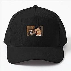 Brendan Fraser Wears Baseball Cap