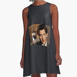 Brendan Fraser Looking A-Line Dress