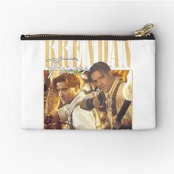 Brendan Fraser Retro Fan Art Adventure Hero Design Zipper Pouch