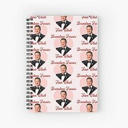 Brendan Fraser Fan Club Wholesome Icon Appreciation Designer Notebook