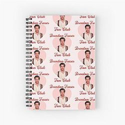 Brendan Fraser Fan Club Wholesome Icon Appreciation Spiral Notebook