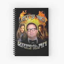 Brendan Fraser Spiral Notebook