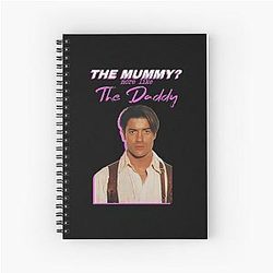 Brendan Fraser The Mummy Spiral Notebook