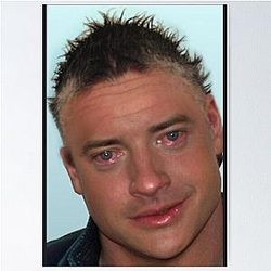 Brendan Fraser Just Fuk My Shit Up Poster