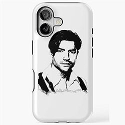 Brendan Fraser Portrait - By Phatvo - iPhone Tough Case